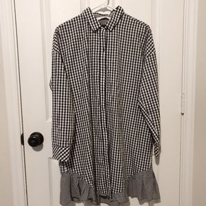 Plaid Longsleeve Dress